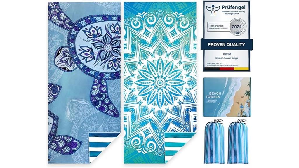 large microfiber beach towel