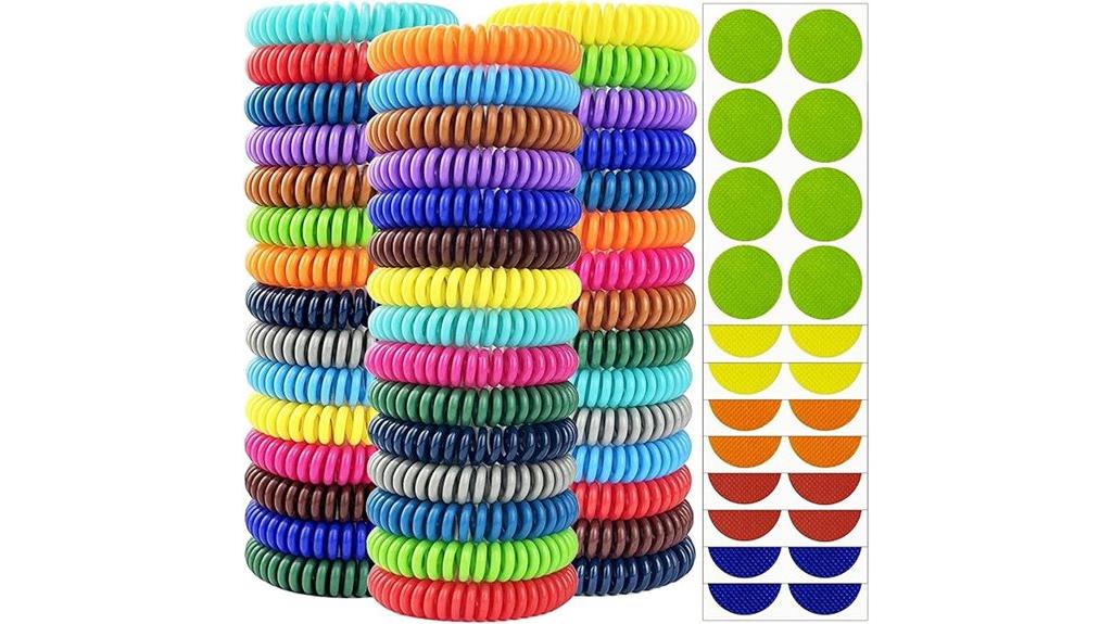 large pack of mosquito bracelets