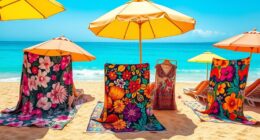 large plush beach towels