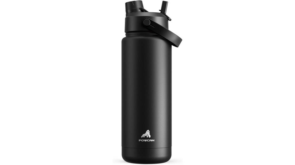 large stainless steel bottle