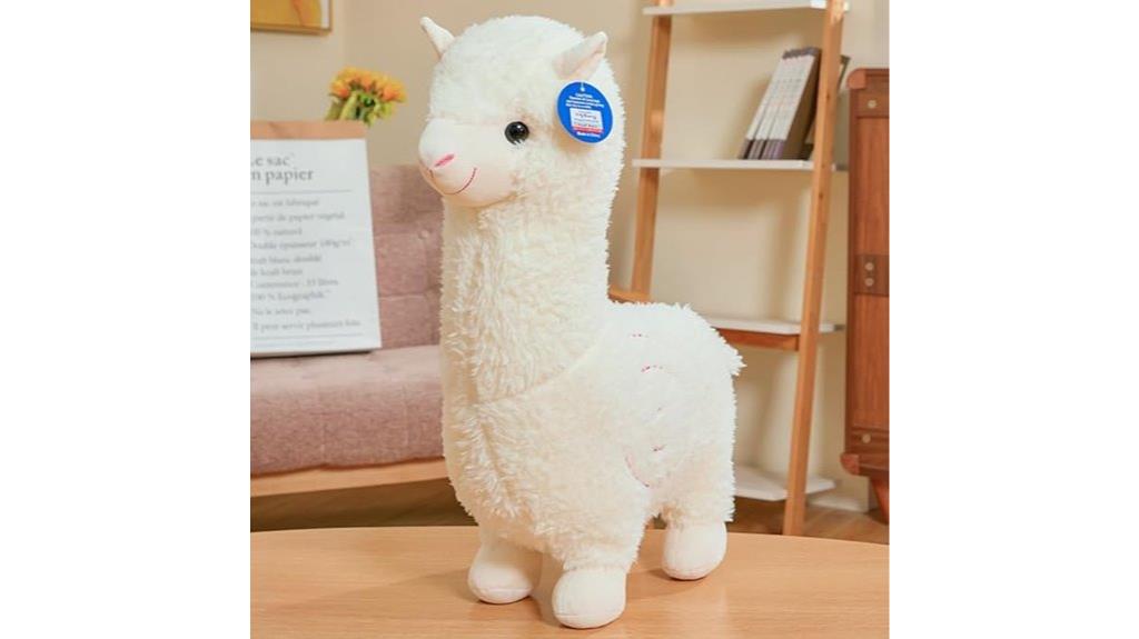 large washable plush llama