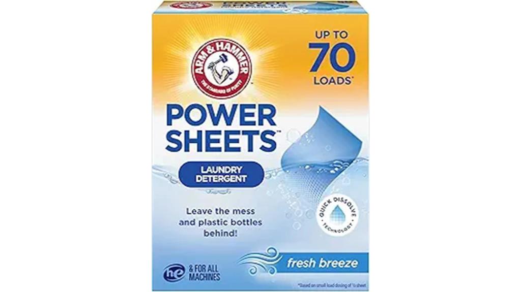 laundry detergent with fresh scent