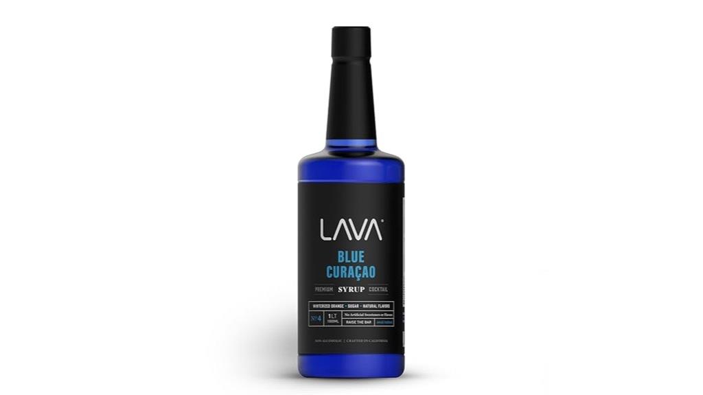 lava blue curacao syrup