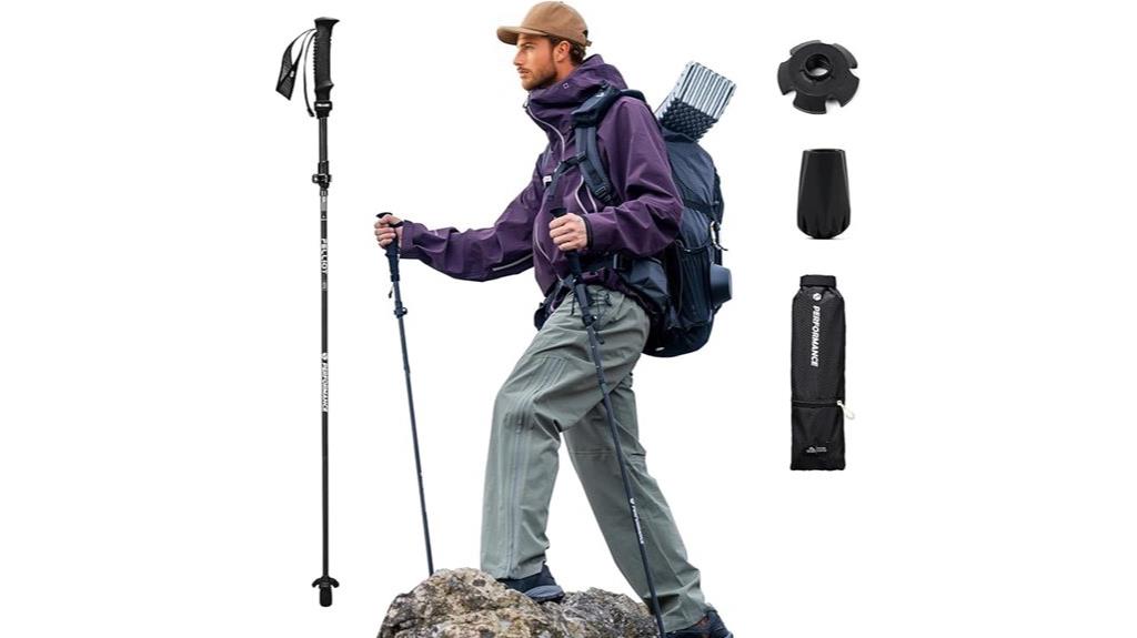 lightweight carbon aluminum trekking