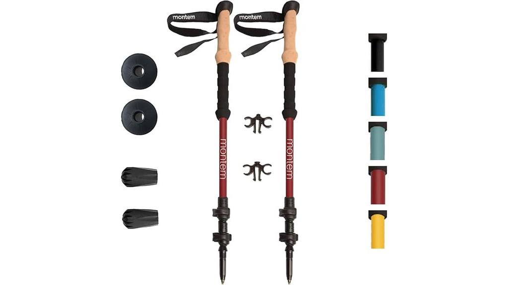 lightweight carbon fiber trekking poles