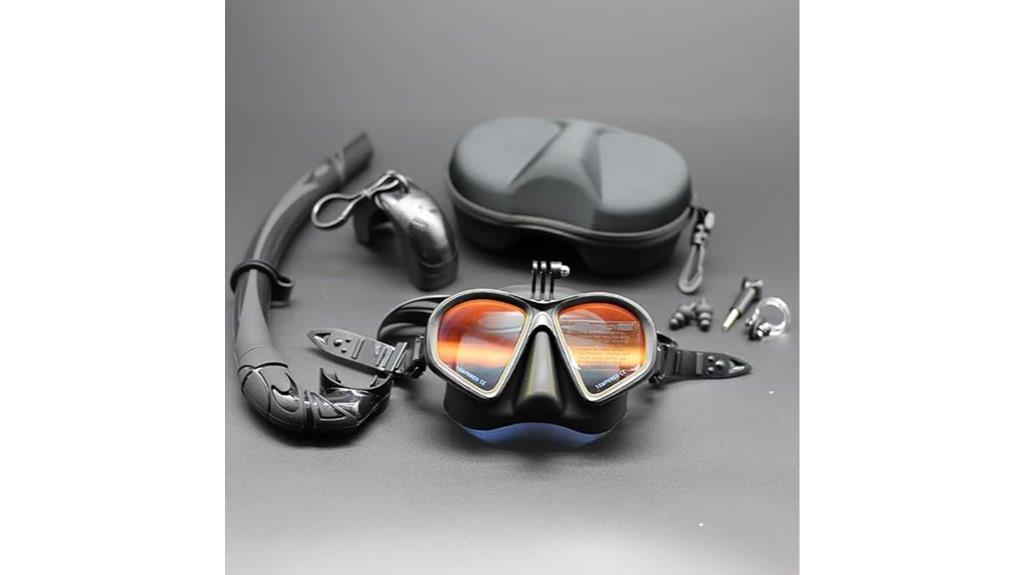 low volume freediving mask