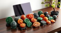 lucky stone money desk ornaments