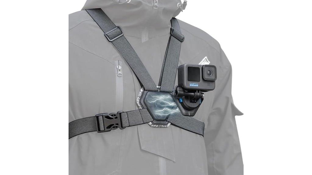 magnetic chest camera mount