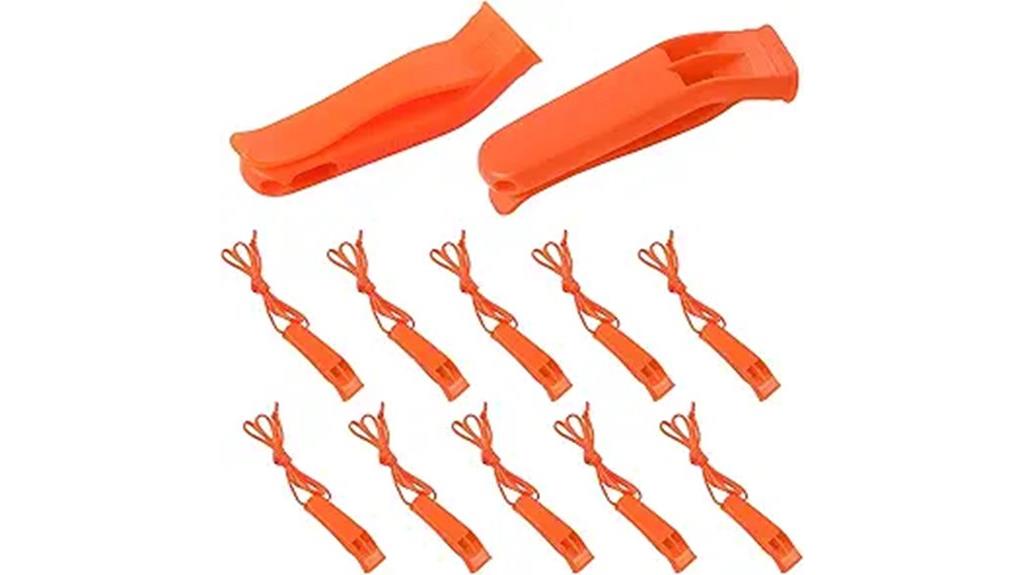 marine safety whistle set