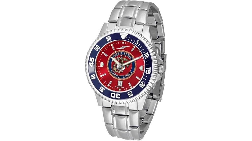 marines stainless steel watch