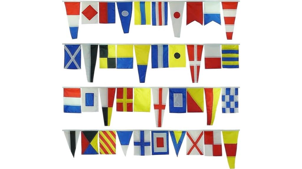 maritime decorative signal flags