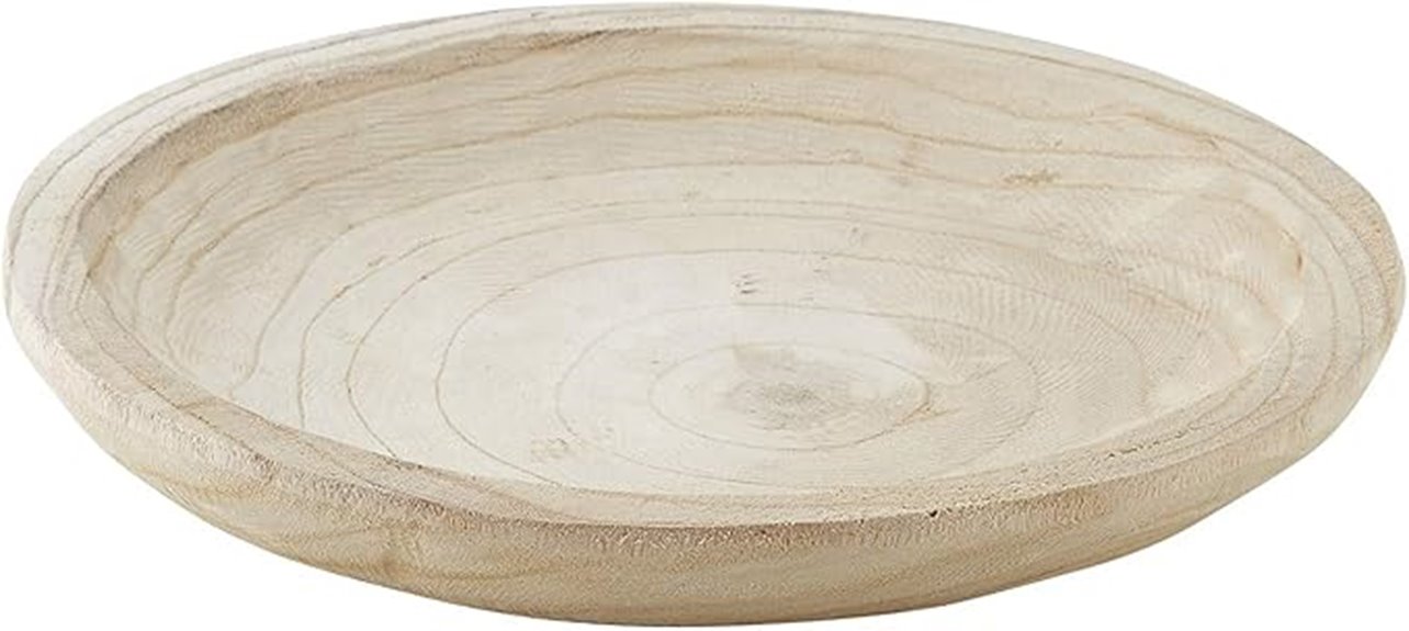 medium santa barbara wood bowl