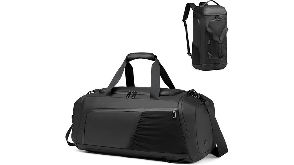 men s gym bag with shoe compartment