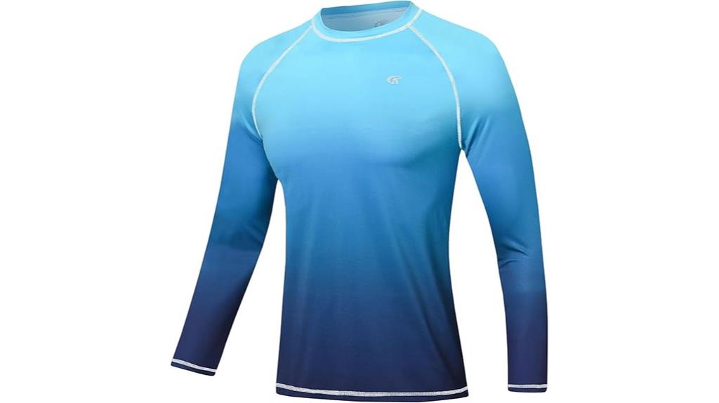 men s uv protection swim shirt