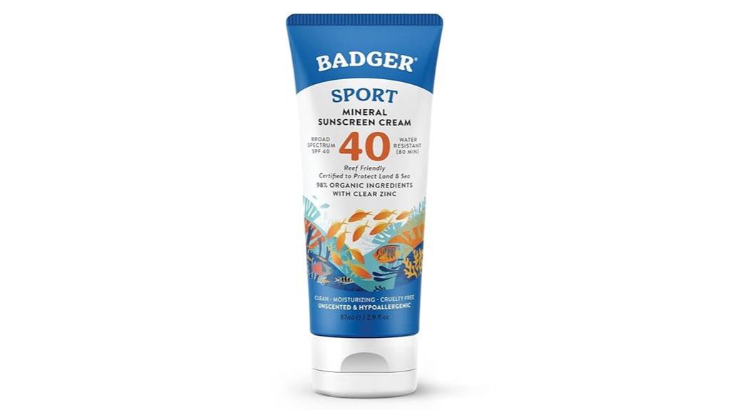 mineral spf40 water resistant