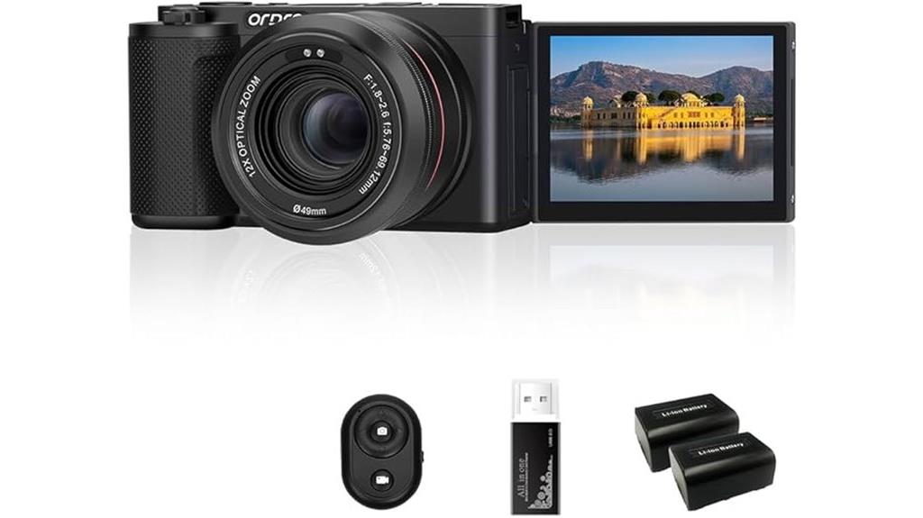 mirrorless camera with zoom