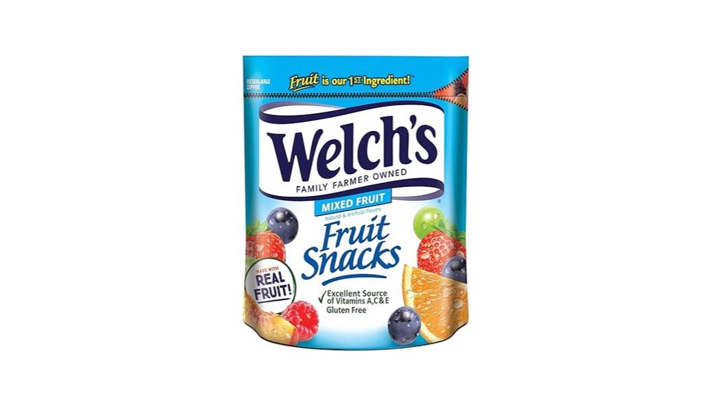 mixed fruit snack pack