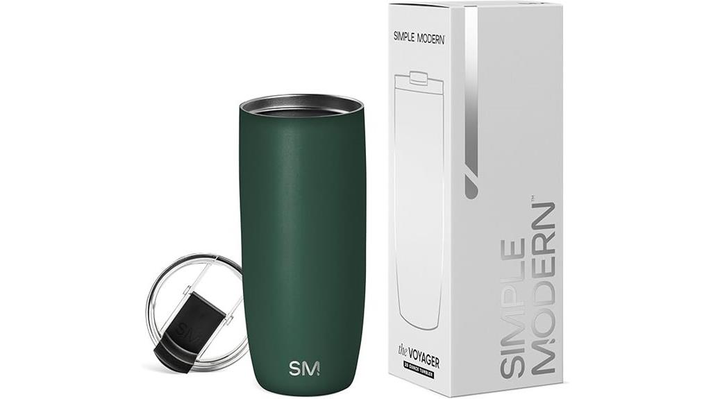 modern forest travel mug