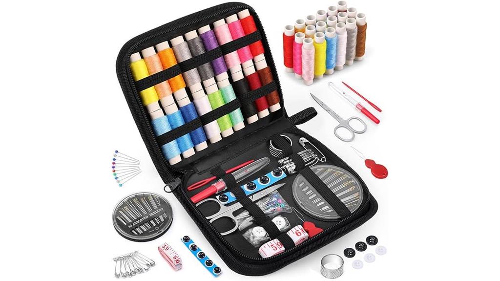 mom and kids sewing kit