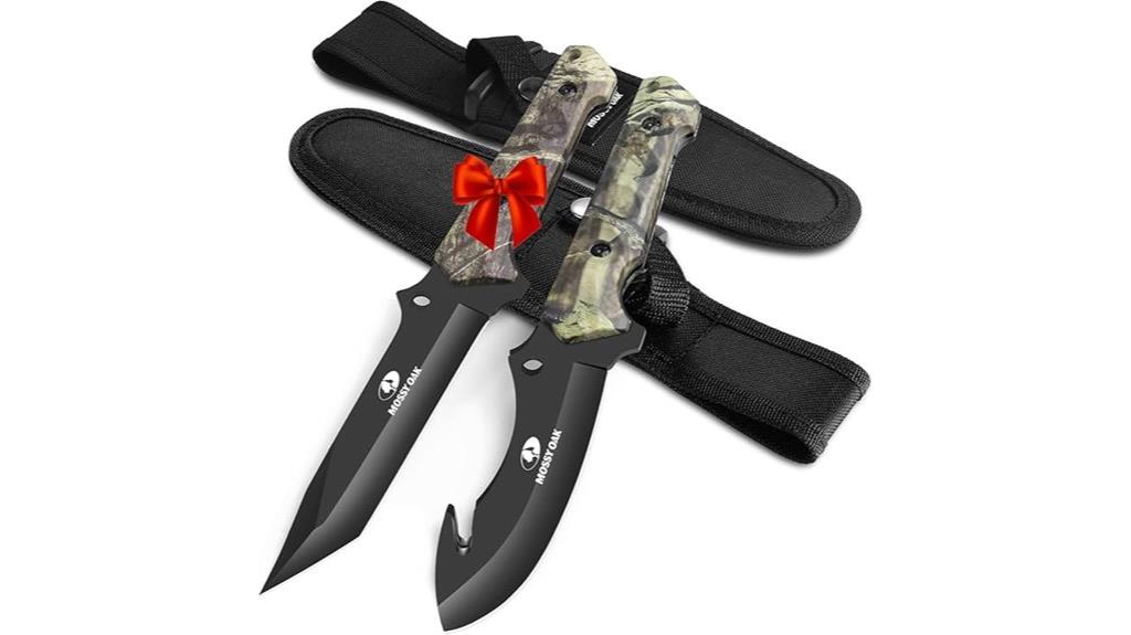 mossy oak hunting knife set