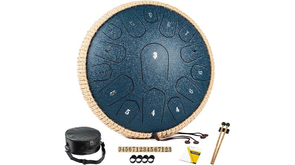navy blue 13 inch steel