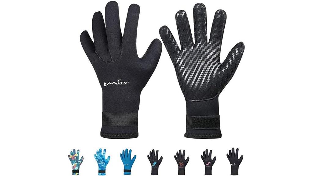 neoprene diving gloves