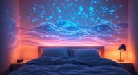 ocean wave night lights