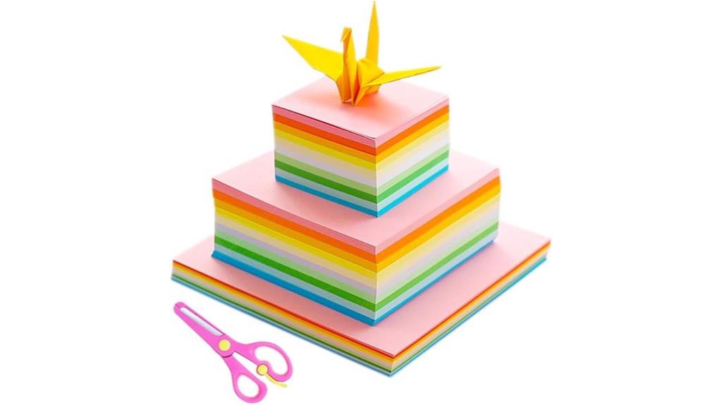 one thousand colorful sheets