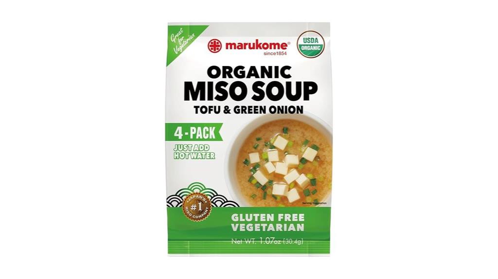 organic tofu green onion soup