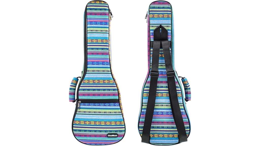 padded 23 inch ukulele bag