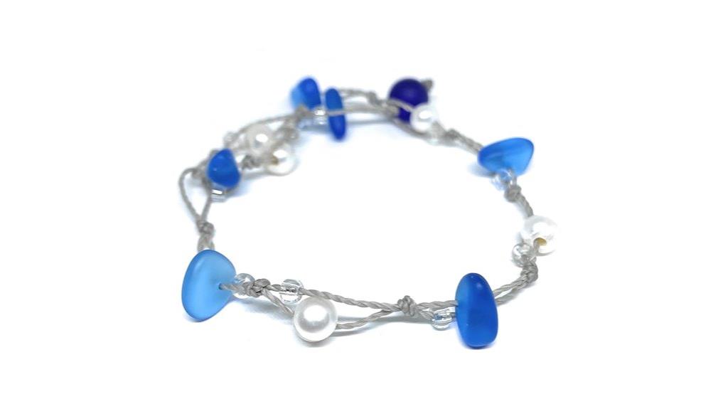 pearl and sea glass jewelry