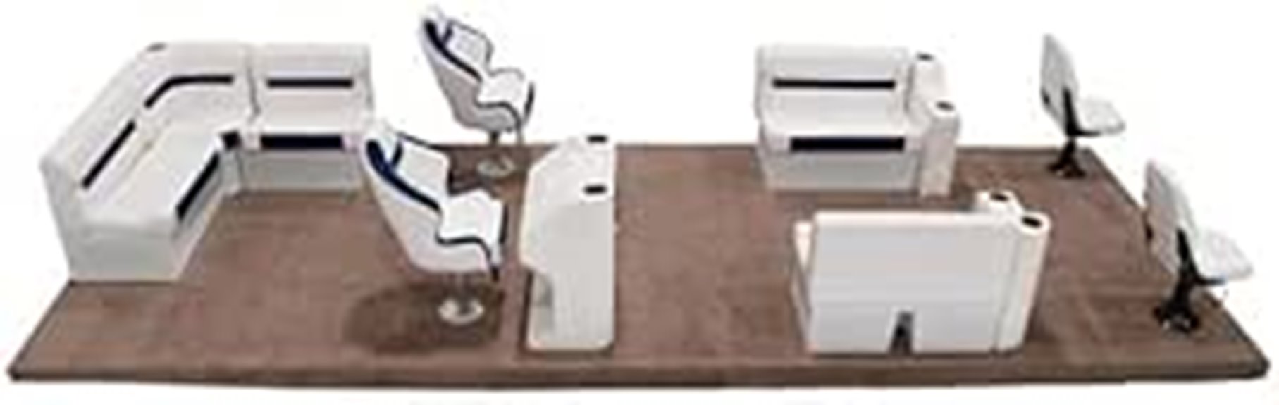 pontoon rear fishing furniture