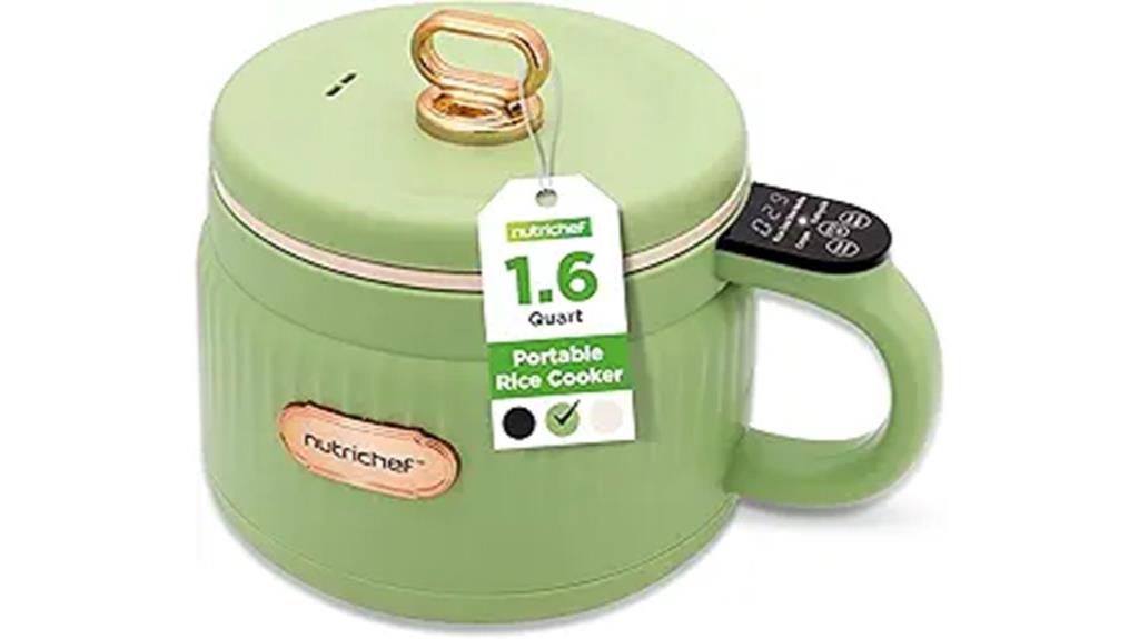 portable 1 6 qt rice cooker
