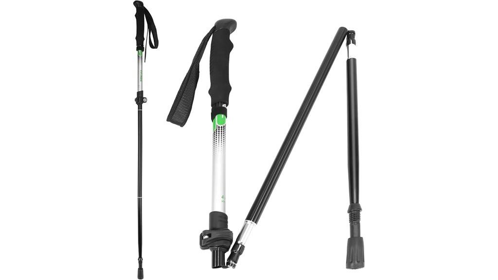 portable adjustable trekking poles