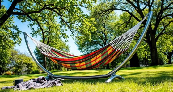 portable aluminum hammock stands