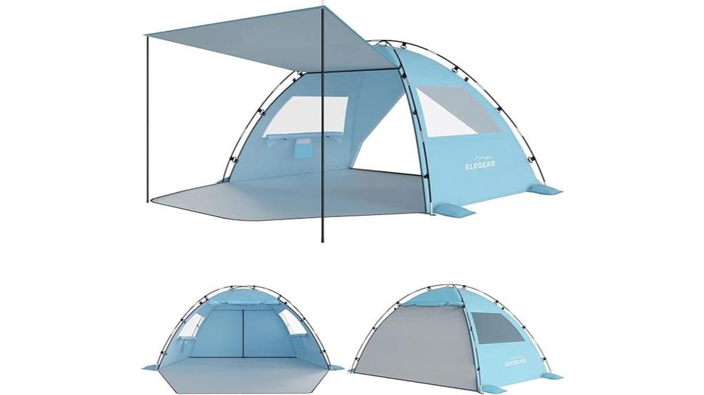 portable beach sun shelter