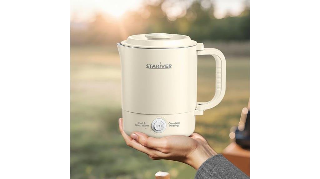 portable collapsible electric kettle