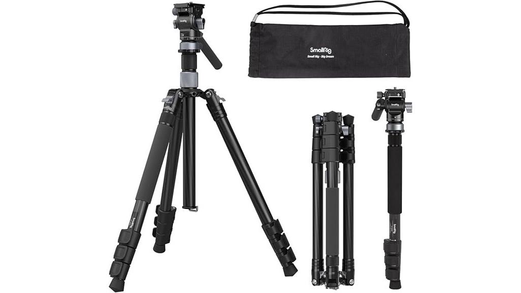portable fluid video tripod