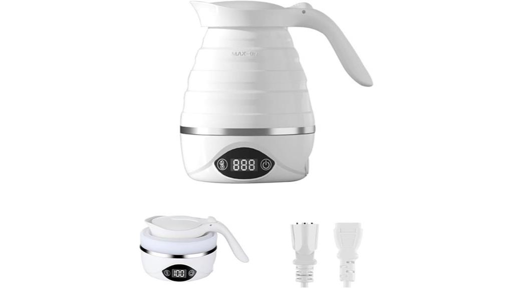 portable foldable electric kettle