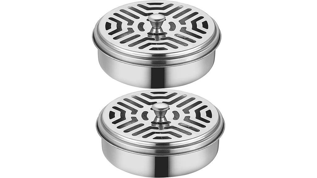 portable mosquito coil holder