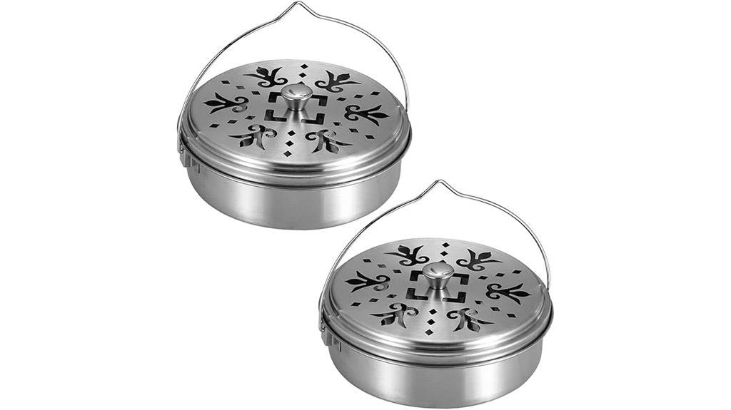 portable mosquito coil holders