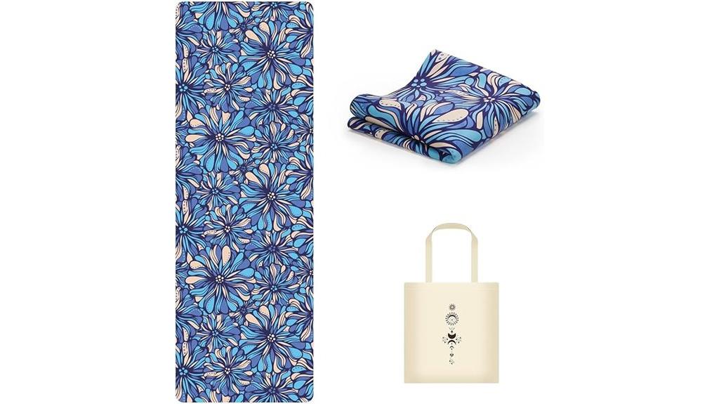 portable non slip yoga mat