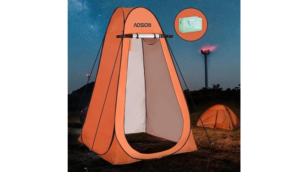 portable outdoor shower tent