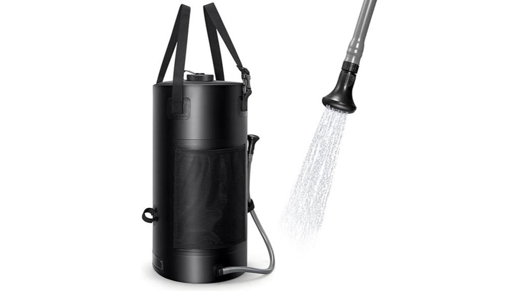 portable solar shower
