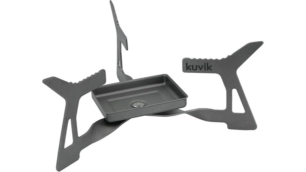 portable titanium camping stove