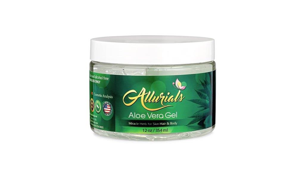 pure aloe vera gel
