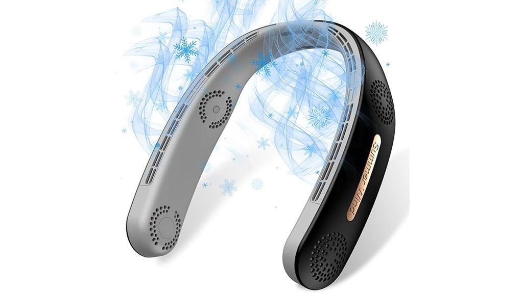 rechargeable neck fan