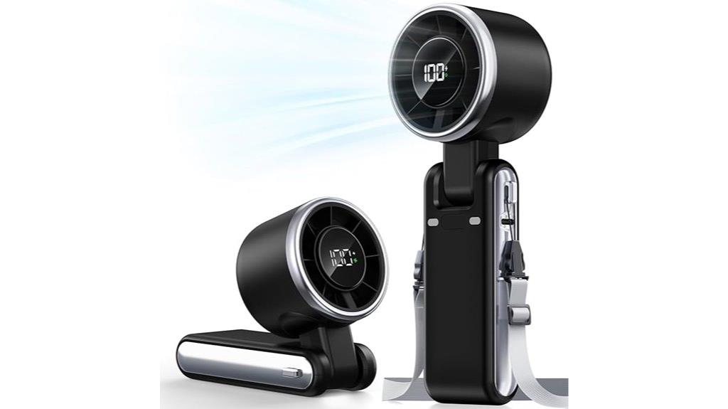 rechargeable portable handheld fan