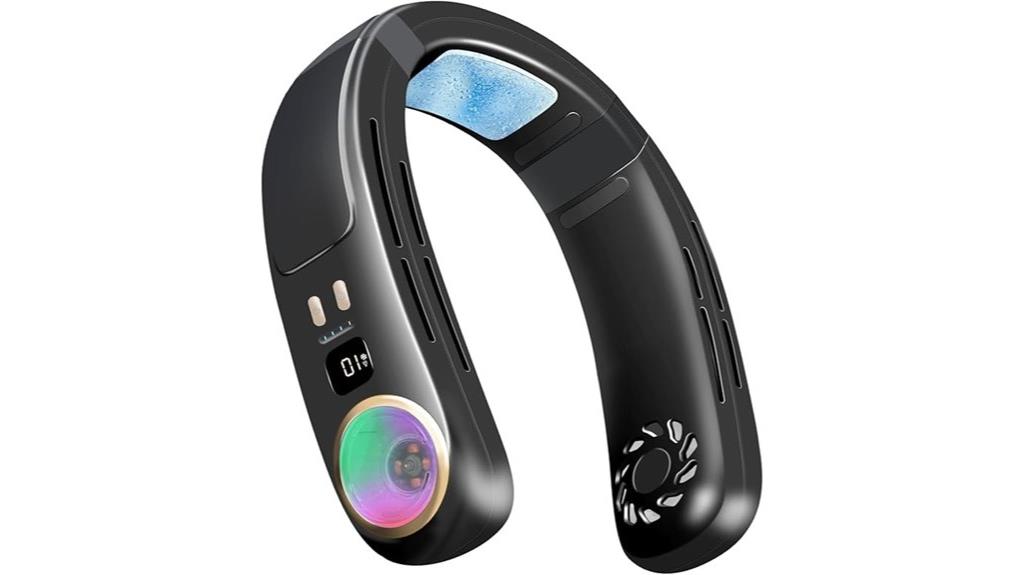 rechargeable portable neck fan