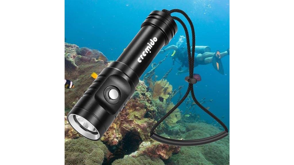 rechargeable scuba diving light